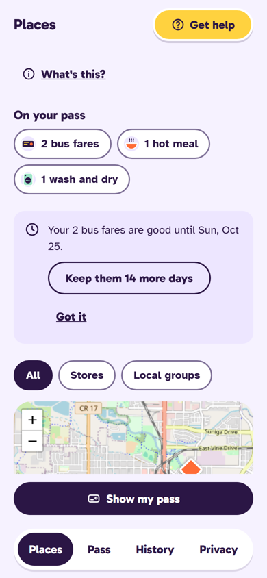 Cover Pass, the app for neighbors